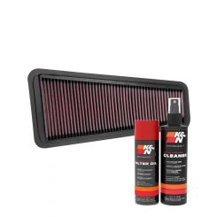 K&N Air Filter 33-2281 + Aerosol Recharge Kit