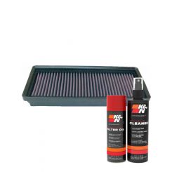 K&N Air Filter 33-2290 + Aerosol Recharge Kit