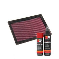 K&N Air Filter 33-2293 + Aerosol Recharge Kit