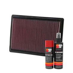 K&N Air Filter 33-2295 + Aerosol Recharge Kit