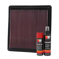 K&N Air Filter 33-2298 + Aerosol Recharge Kit