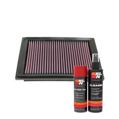 K&N Air Filter 33-2305 + Aerosol Recharge Kit