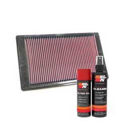K&N Air Filter 33-2317 + Aerosol Recharge Kit