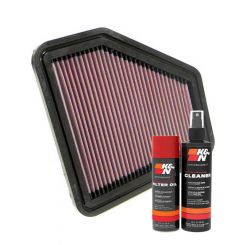 K&N Air Filter 33-2326 + Aerosol Recharge Kit