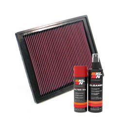 K&N Air Filter 33-2337 + Aerosol Recharge Kit