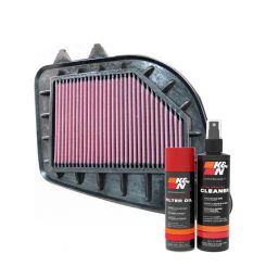 K&N Air Filter 33-2356 + Aerosol Recharge Kit