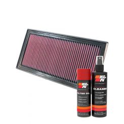 K&N Air Filter 33-2362 + Aerosol Recharge Kit