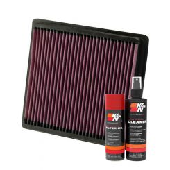 K&N Air Filter 33-2373 + Aerosol Recharge Kit