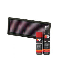 K&N Air Filter 33-2374 + Aerosol Recharge Kit