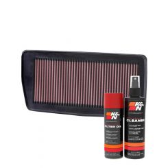 K&N Air Filter 33-2382 + Aerosol Recharge Kit