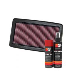 K&N Air Filter 33-2383 + Aerosol Recharge Kit
