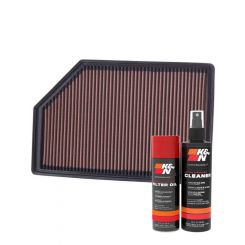 K&N Air Filter 33-2388 + Aerosol Recharge Kit