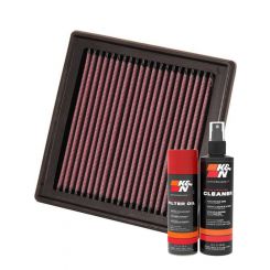 K&N Air Filter 33-2399 + Aerosol Recharge Kit