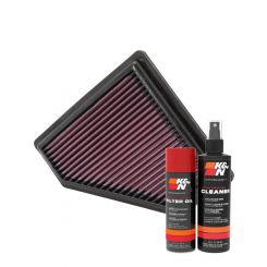 K&N Air Filter 33-2401 + Aerosol Recharge Kit