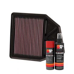 K&N Air Filter 33-2402 + Aerosol Recharge Kit
