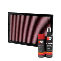 K&N Air Filter 33-2406 + Aerosol Recharge Kit