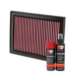 K&N Air Filter 33-2409 + Aerosol Recharge Kit