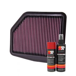 K&N Air Filter 33-2429 + Aerosol Recharge Kit