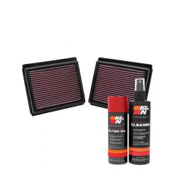 K&N Air Filter 33-2440 + Aerosol Recharge Kit