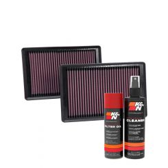 K&N Air Filter 33-2445 + Aerosol Recharge Kit