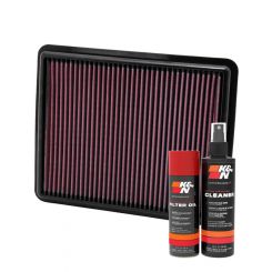 K&N Air Filter 33-2448 + Aerosol Recharge Kit