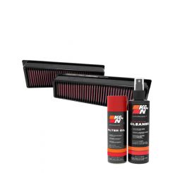 K&N Air Filter 33-2449 + Aerosol Recharge Kit