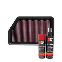 K&N Air Filter 33-2451 + Aerosol Recharge Kit