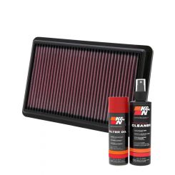 K&N Air Filter 33-2454 + Aerosol Recharge Kit