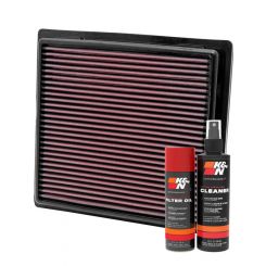 K&N Air Filter 33-2457 + Aerosol Recharge Kit