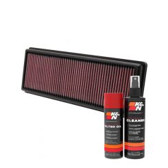 K&N Air Filter 33-2471 + Aerosol Recharge Kit