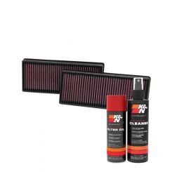 K&N Air Filter 33-2474 + Aerosol Recharge Kit