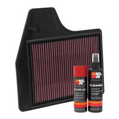 K&N Air Filter 33-2478 + Aerosol Recharge Kit