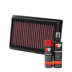 K&N Air Filter 33-2485 + Aerosol Recharge Kit