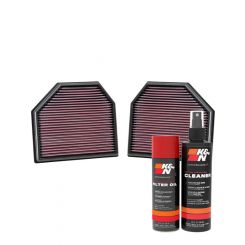 K&N Air Filter 33-2488 + Aerosol Recharge Kit