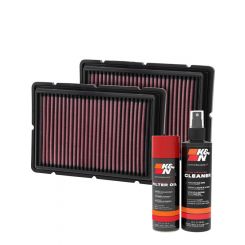 K&N Air Filter 33-2494 + Aerosol Recharge Kit