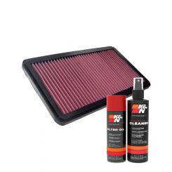 K&N Air Filter 33-2545 + Aerosol Recharge Kit