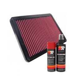 K&N Air Filter 33-2546 + Aerosol Recharge Kit