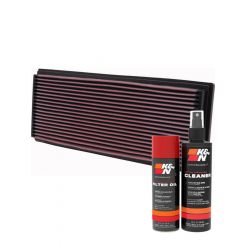 K&N Air Filter 33-2573 + Aerosol Recharge Kit