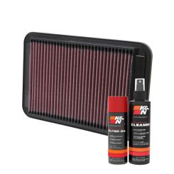 K&N Air Filter 33-2672 + Aerosol Recharge Kit
