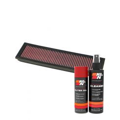 K&N Air Filter 33-2677 + Aerosol Recharge Kit