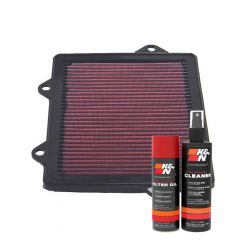 K&N Air Filter 33-2689 + Aerosol Recharge Kit