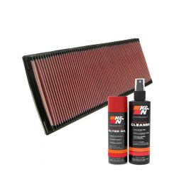 K&N Air Filter 33-2722 + Aerosol Recharge Kit