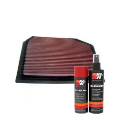 K&N Air Filter 33-2731 + Aerosol Recharge Kit