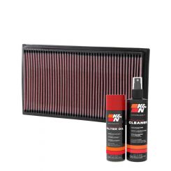 K&N Air Filter 33-2747 + Aerosol Recharge Kit