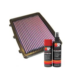 K&N Air Filter 33-2748-1 + Aerosol Recharge Kit