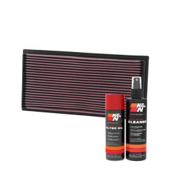 K&N Air Filter 33-2763 + Aerosol Recharge Kit