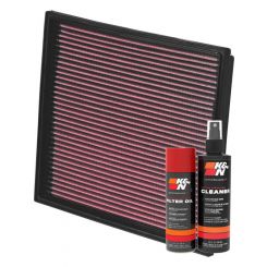 K&N Air Filter 33-2779 + Aerosol Recharge Kit