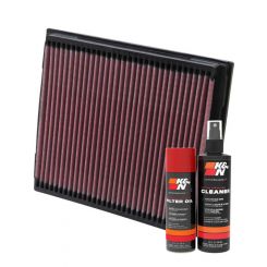 K&N Air Filter 33-2788 + Aerosol Recharge Kit