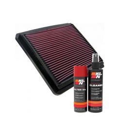 K&N Air Filter 33-2800 + Aerosol Recharge Kit