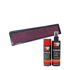 K&N Air Filter 33-2807 + Aerosol Recharge Kit